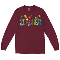 Burgundy Eastern Teacher Long Sleeve Tee - BundleAndBundleShop