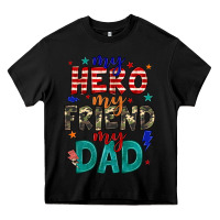 Black my hero my friend my dad Heavy Core Tee - JahusDesignShop