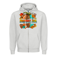 Dove Grey pharmacy tech pumpkin Zipper Hoodie - NancyCooperArtShop