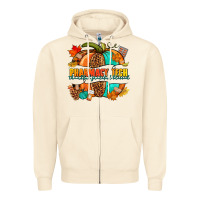 Sandshell pharmacy tech pumpkin Zipper Hoodie - NancyCooperArtShop