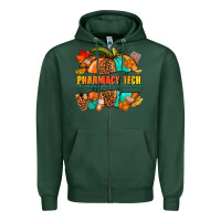Sports Green pharmacy tech pumpkin Zipper Hoodie - NancyCooperArtShop