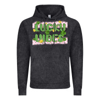 Vintage Black lucky vibes Vintage Hoodie - MaliasSmallBusiness