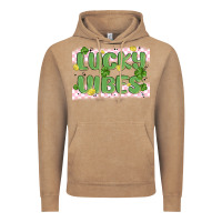 Vintage Coffee lucky vibes Vintage Hoodie - MaliasSmallBusiness