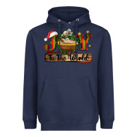 Navy joy to the world Heavyweight Hoodie - CowGirlArtShop