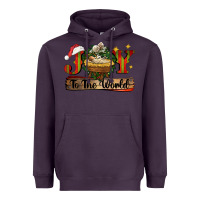 Plum joy to the world Heavyweight Hoodie - CowGirlArtShop