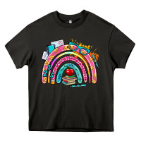 Asphalt school rainbow Heavy Core Tee - AdoDesignShop