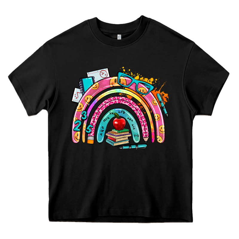 School Rainbow Heavy Core Tee by AdoDesignShop | Teevron