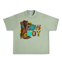 Oil Green western cowboy Urban Heavy Tee - NancyCooperArtShop