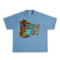 Pebble Blue western cowboy Urban Heavy Tee - NancyCooperArtShop