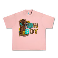 Salmon western cowboy Urban Heavy Tee - NancyCooperArtShop