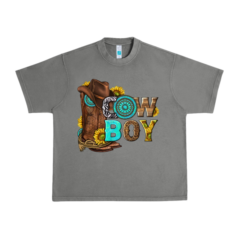 Western Cowboy Urban Heavy Tee by NancyCooperArtShop | Teevron