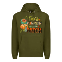 Army Green cutest pumpkin in the patch Premium Hoodie - CowGirlArtShop