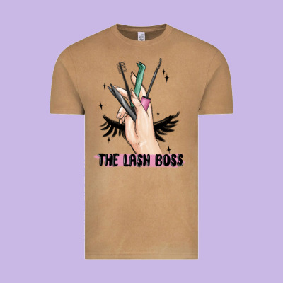 The Lash Boss Vintage Tee Designed By Maliassmallbusiness