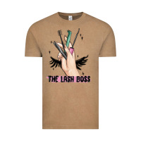Vintage Coffee the lash boss Vintage Tee - MaliasSmallBusiness