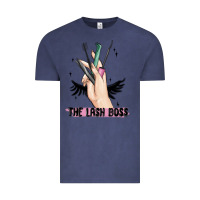 Vintage Denim the lash boss Vintage Tee - MaliasSmallBusiness