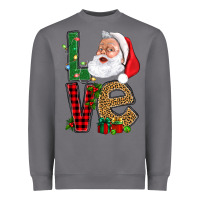 Storm Love With Santa Portrait Heavyweight Sweatshirt - BundleAndBundleShop