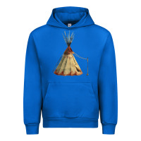 Cobalt teepe tipi Urban Hoodie - FaDigitalArtStudio