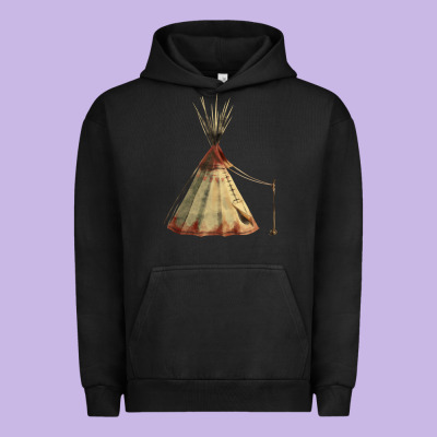 Teepe Tipi Urban Hoodie Designed By Fadigitalartstudio