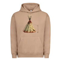 Pigment Burro teepe tipi Urban Hoodie - FaDigitalArtStudio