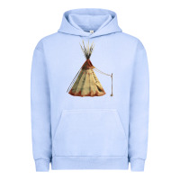 Pigment Grape Ice teepe tipi Urban Hoodie - FaDigitalArtStudio