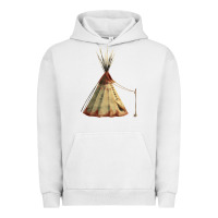 Pigment Lunar Rock teepe tipi Urban Hoodie - FaDigitalArtStudio