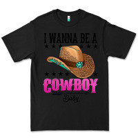Black i wanna be a cowboy baby Premium Tee - AdoDesignShop