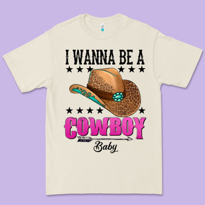 I Wanna Be A Cowboy Baby Premium Tee Designed By Adodesignshop