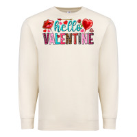 Sandshell Hello Valentine Premium Sweatshirt - HowdyJamesFarm
