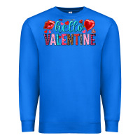 True Royal Hello Valentine Premium Sweatshirt - HowdyJamesFarm