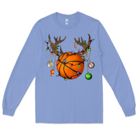 Colony Blue Basketball Horn Christmas Long Sleeve Tee - BundleAndBundleShop