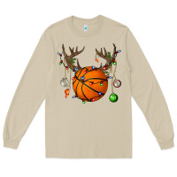 Mushroom Basketball Horn Christmas Long Sleeve Tee - BundleAndBundleShop