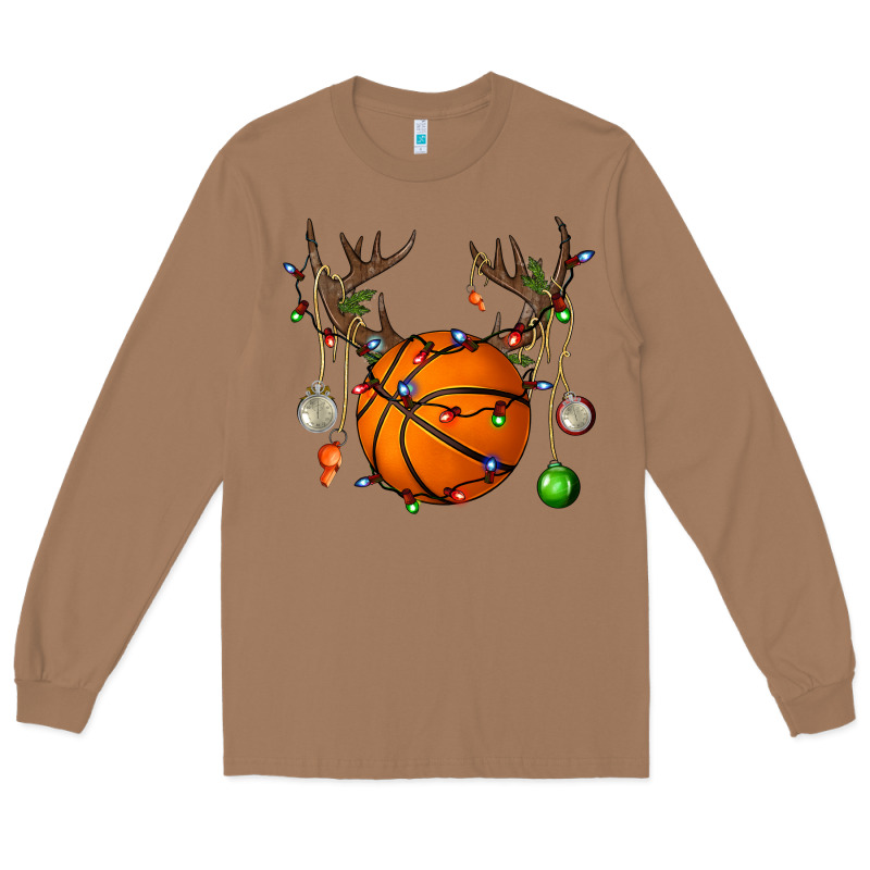Basketball Horn Christmas Long Sleeve Tee by BundleAndBundleShop | Teevron