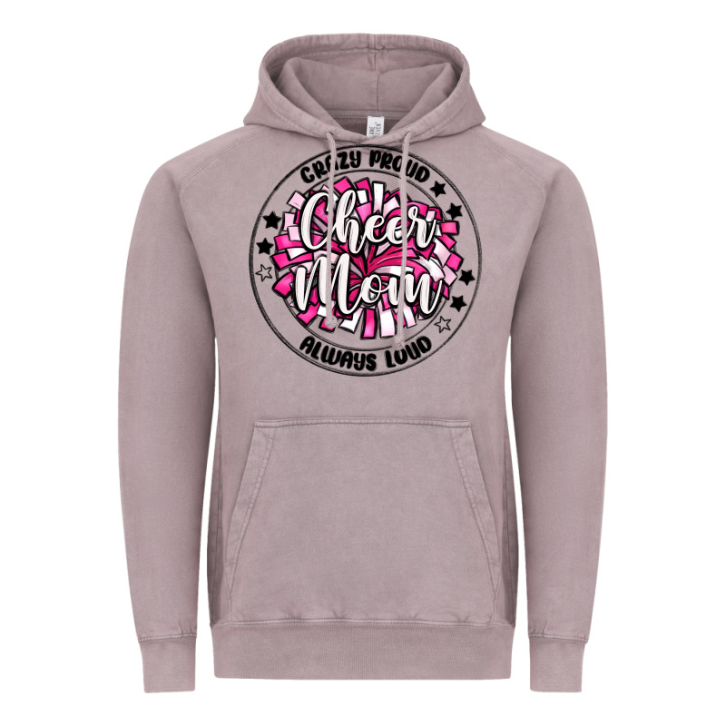 Cheer Mom Vintage Hoodie by MaliasSmallBusiness | Teevron