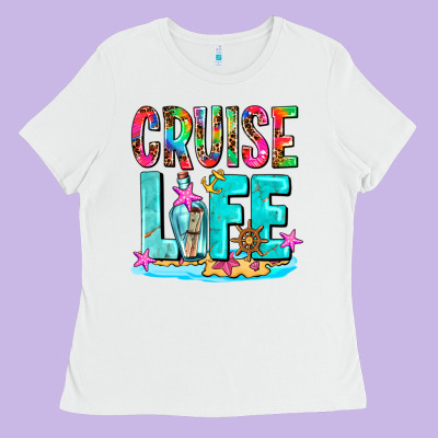 Cruise  Life Ladies Tee Designed By Adodesignshop