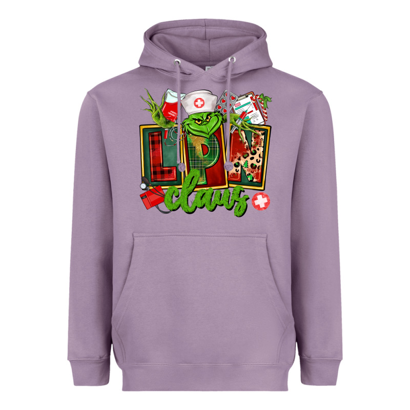 Lpn Licensed Practical Claus Heavyweight Hoodie by CowGirlArtShop | Teevron