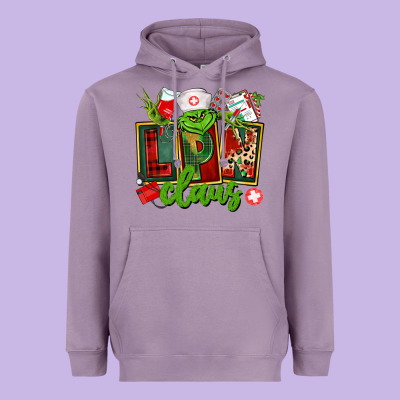 Lpn Licensed Practical Claus Heavyweight Hoodie Designed By Cowgirlartshop