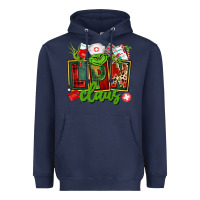 Navy lpn licensed practical claus Heavyweight Hoodie - CowGirlArtShop