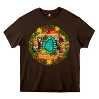 Chocolate Brown Christmas gemstone joy ornament Heavy Core Tee - Artiststas