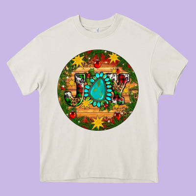 Christmas Gemstone Joy Ornament Heavy Core Tee Designed By Artiststas