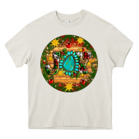 Cream Christmas gemstone joy ornament Heavy Core Tee - Artiststas