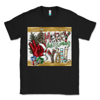Black merry christmas y'all Classic Tee - CowhideDigitalArt