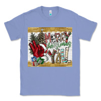 Colony Blue merry christmas y'all Classic Tee - CowhideDigitalArt