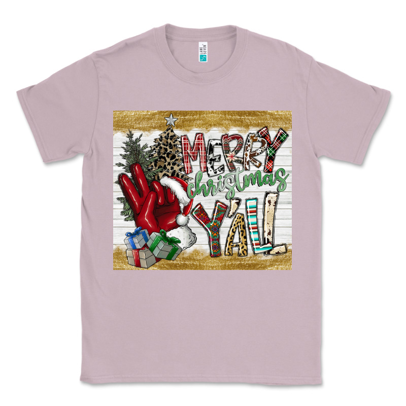 Merry Christmas Y'all Classic Tee by CowhideDigitalArt | Teevron