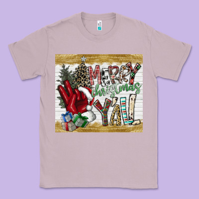 Merry Christmas Y'all Classic Tee Designed By Cowhidedigitalart