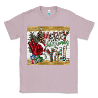 Lilac merry christmas y'all Classic Tee - CowhideDigitalArt