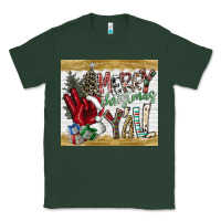 Sports Green merry christmas y'all Classic Tee - CowhideDigitalArt