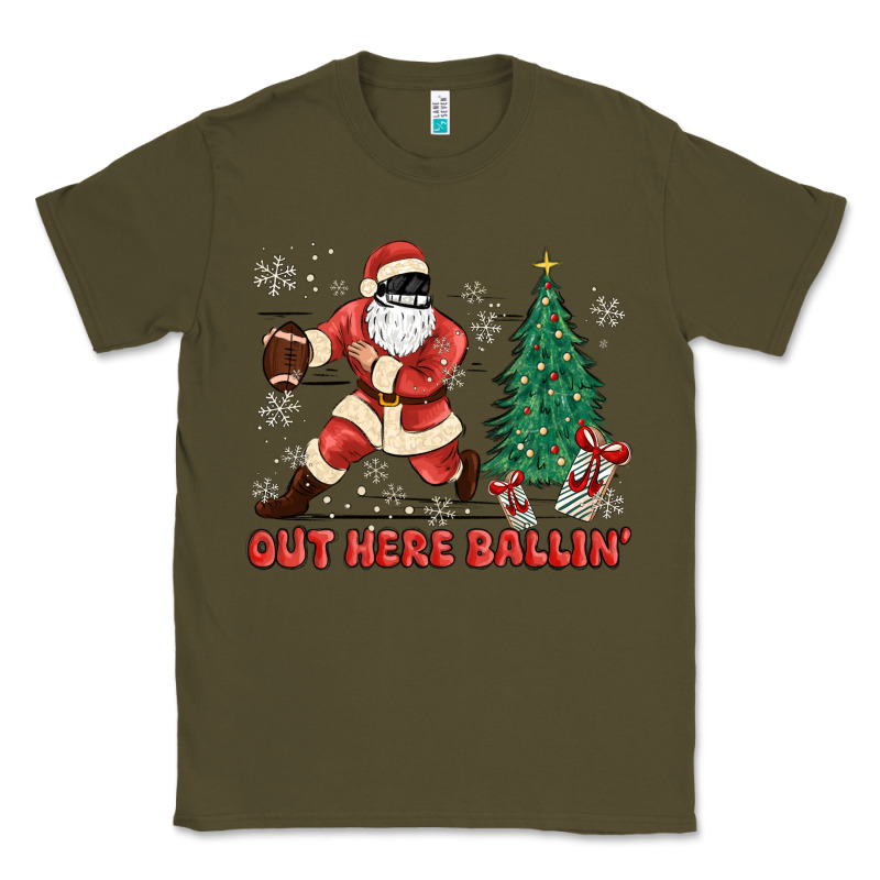 Out Here Ballin' Classic Tee by MaliasSmallBusiness | Teevron