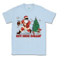 Dusty Blue out here ballin' Classic Tee - MaliasSmallBusiness