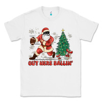 White out here ballin' Classic Tee - MaliasSmallBusiness