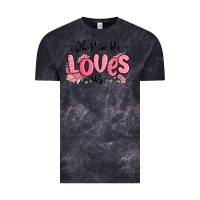 Cloud Black oh how he loves us Vintage Tee - MaliasSmallBusiness